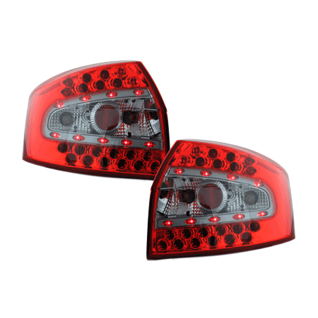 Feux LED Audi A4 8E Berline  01-04 rouge / cristal