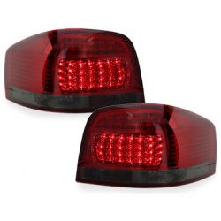 Feux LED Audi A3 8P 03-09 rouge / fumé