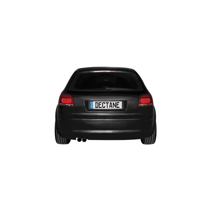 Feux LED Audi A3 8P 03-09 rouge / fumé