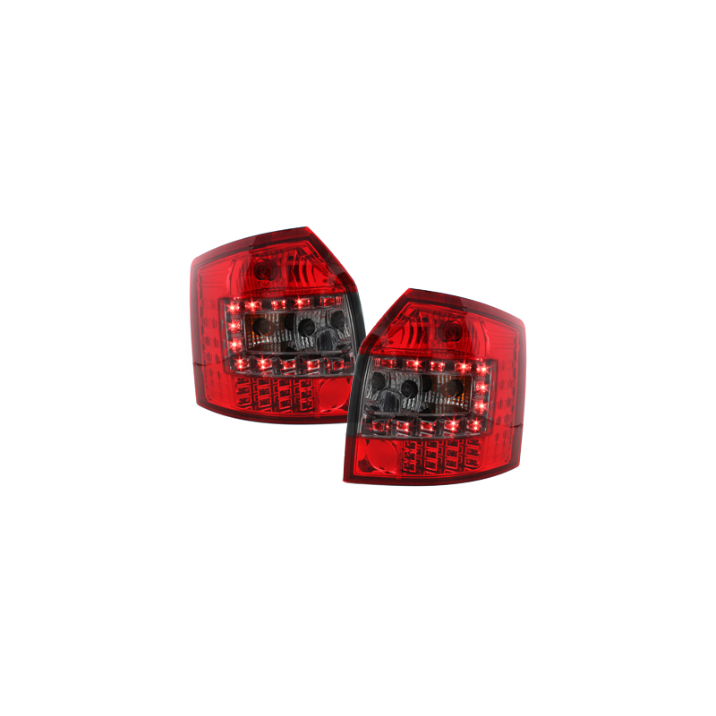 Feux LED Audi A4 B6 8E Avant 01-04  rouge / fumé