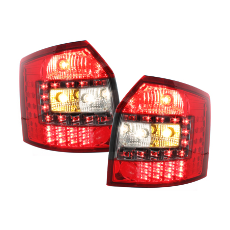 Feux LED Audi A4 B6 8E Avant 01-04  rouge / fumé