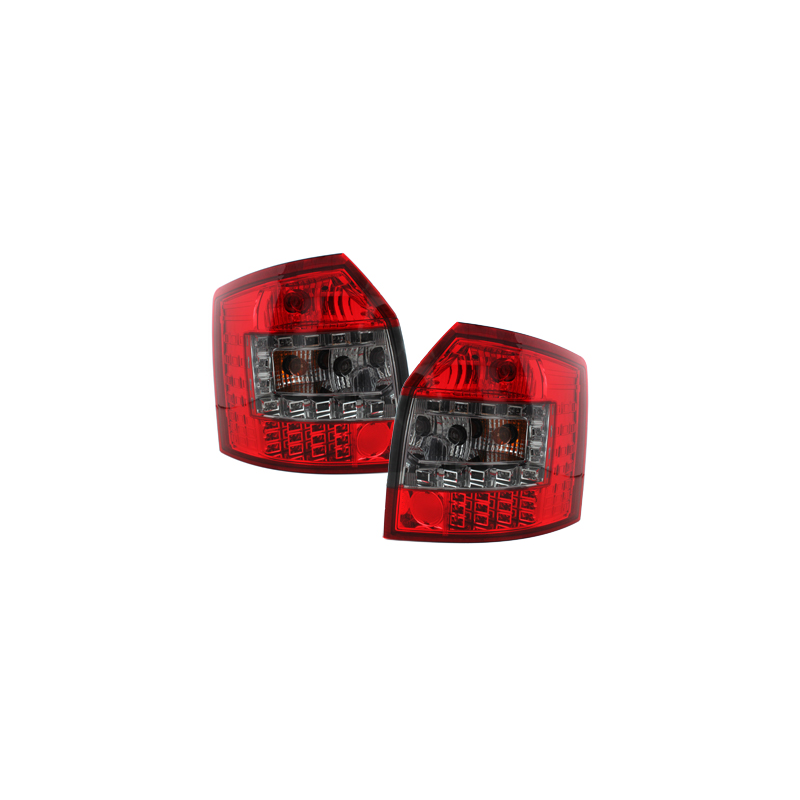 Feux LED Audi A4 B6 8E Avant 01-04  rouge / fumé