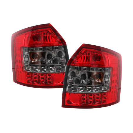 Feux LED Audi A4 B6 8E Avant 01-04  rouge / fumé