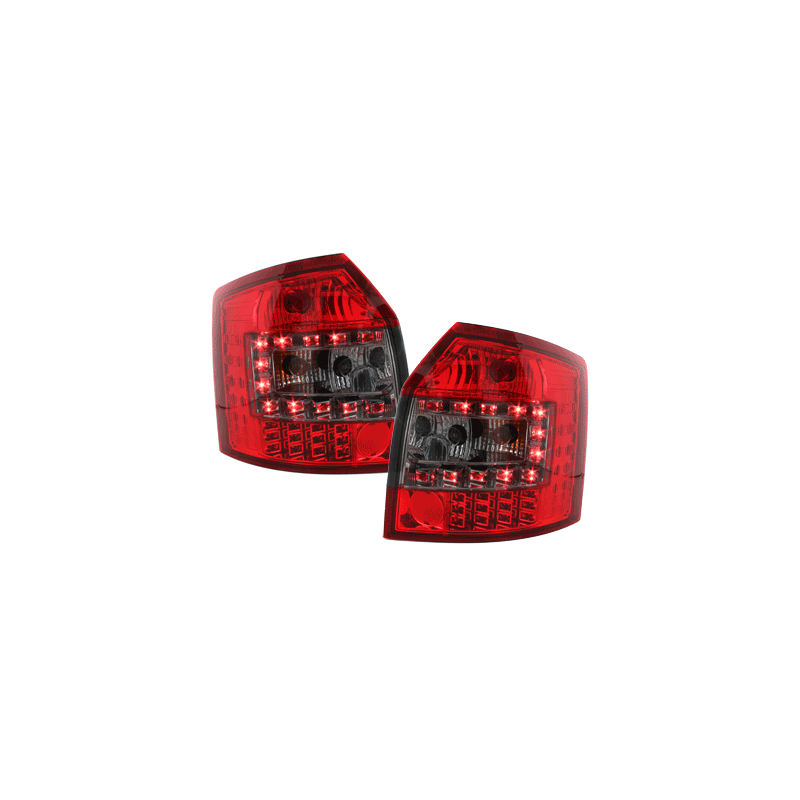 Feux LED Audi A4 B6 8E Avant 01-04  rouge / fumé