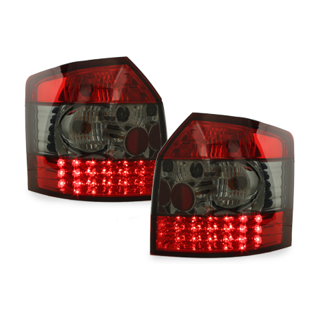 Feux LED Audi A4 B6 8E Avant 01-04  rouge / fumé