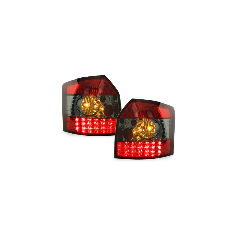 Feux LED Audi A4 B6 8E Avant 01-04  rouge / fumé