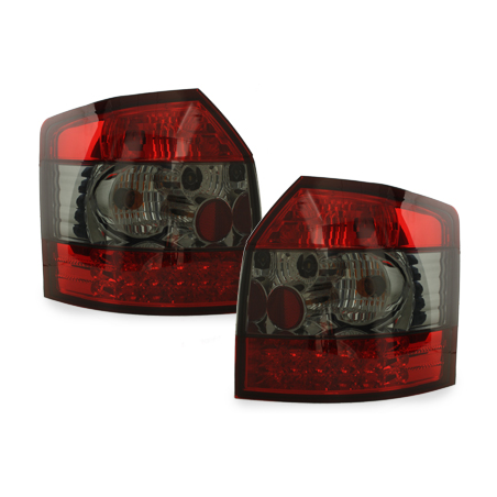 Feux LED Audi A4 B6 8E Avant 01-04  rouge / fumé