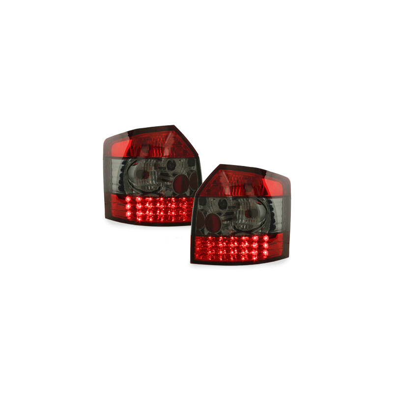 Feux LED Audi A4 B6 8E Avant 01-04  rouge / fumé