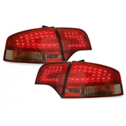 Feux LED Audi A4 B7 Berline  04-08  rouge / fumé