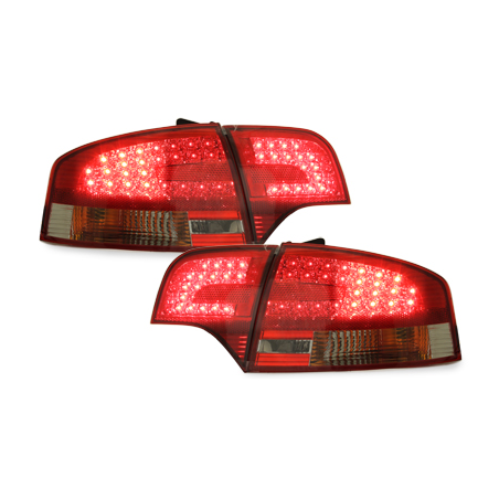 Feux LED Audi A4 B7 Berline  04-08  rouge / fumé