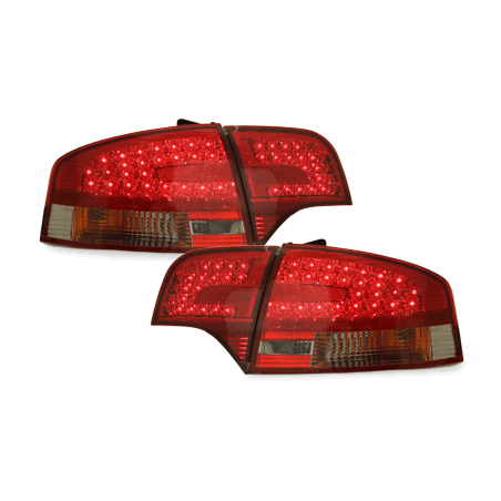 Feux LED Audi A4 B7 Berline  04-08  rouge / fumé