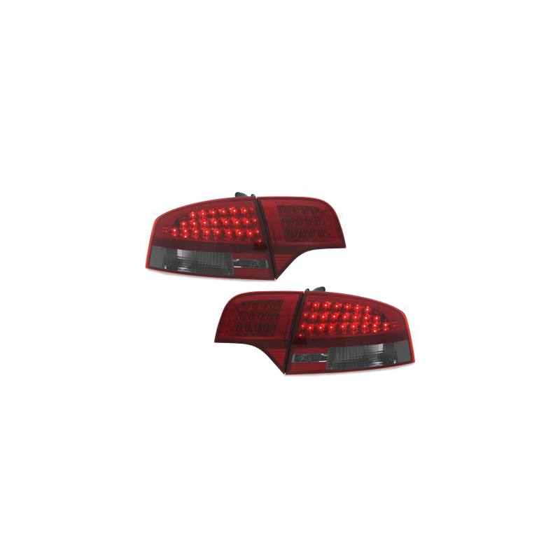 Feux LED Audi A4 B7 Berline 04-08  rouge / fumé