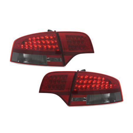 Feux LED Audi A4 B7 Berline 04-08  rouge / fumé