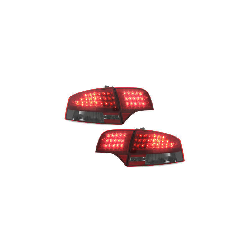 Feux LED Audi A4 B7 Berline 04-08  rouge / fumé