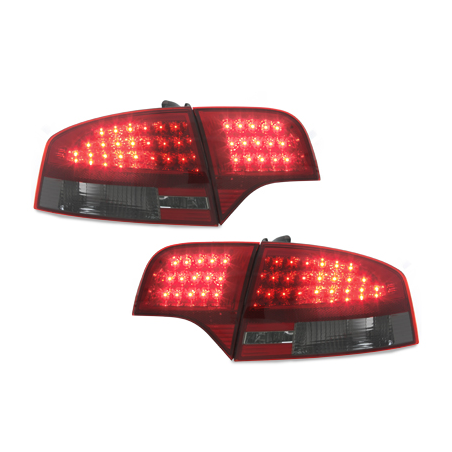 Feux LED Audi A4 B7 Berline 04-08  rouge / fumé