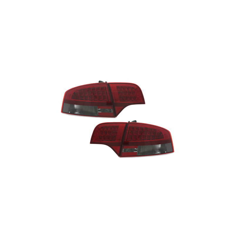 Feux LED Audi A4 B7 Berline 04-08  rouge / fumé