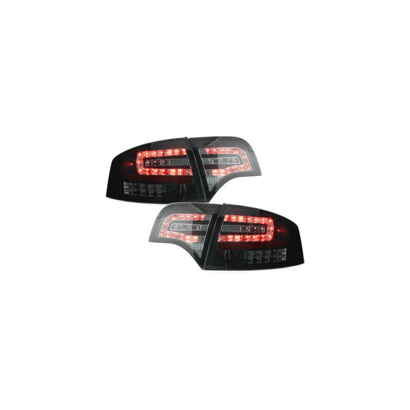 Feux LED Audi A4 B7 Berline 04-08 Clignotants LED Noir/ fumé