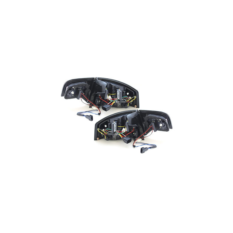 Feux LED Audi A4 B7 Berline 04-08 Clignotants LED rouge / cristal