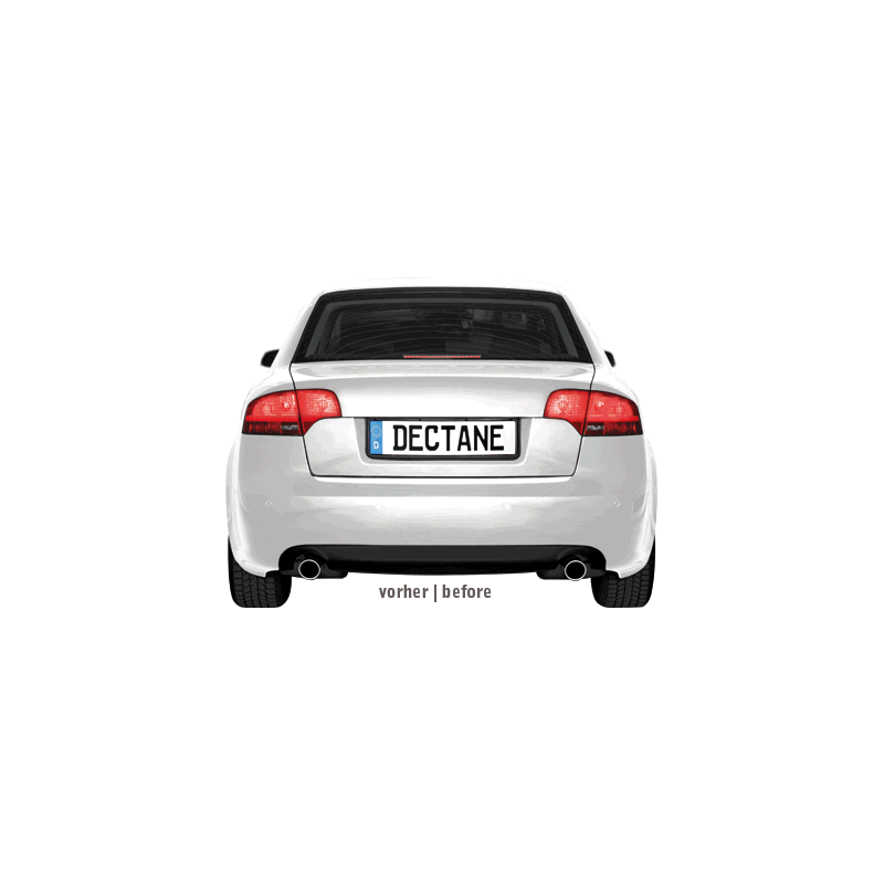 Feux LED Audi A4 B7 Berline 04-08 Clignotants LED rouge / cristal