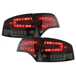Feux LED Audi A4 B7 Berline 04-08 Clignotants LED rouge / fumé
