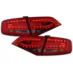 Feux LED Audi A4 B8 8K 07+  rouge / fumé