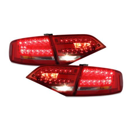 Feux LED Audi A4 B8 8K 07+  rouge / fumé