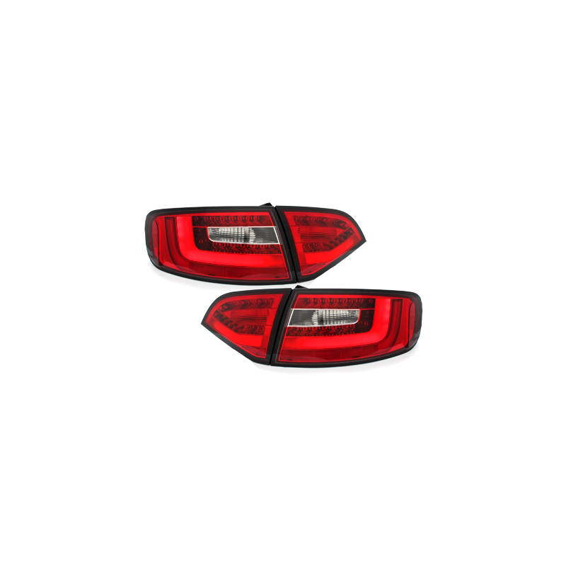 Feux arrière LITEC LED Audi A4 B8 (8K) Avant-Rouge/Cristal