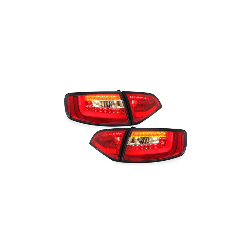 Feux arrière LITEC LED Audi A4 B8 (8K) Avant-Rouge/Cristal