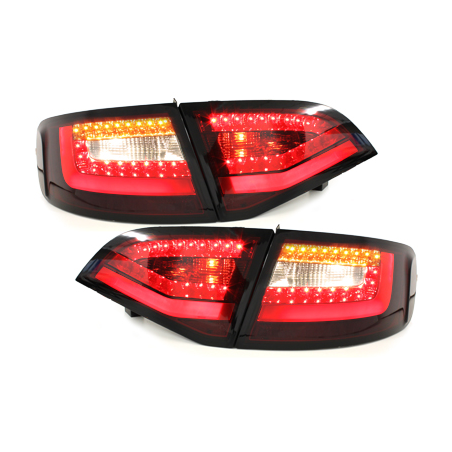 Feux arrière LITEC LED Audi A4 B8 (8K) Avant-Rouge/Fumé