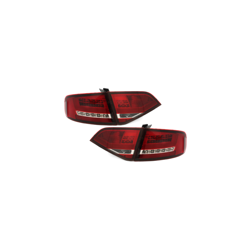 Feux arrière LED Audi A4 B8 8K Berline  07-10-Rouge/clair