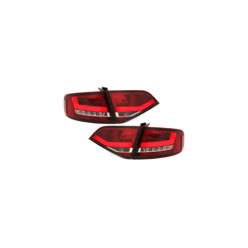Feux arrière LED Audi A4 B8 8K Berline  07-10-Rouge/clair