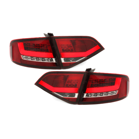 Feux arrière LED Audi A4 B8 8K Berline  07-10-Rouge/clair