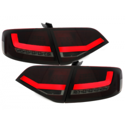 Feux arrière LED Audi A4 B8 8K Berline  07-10-Rouge/Fumé