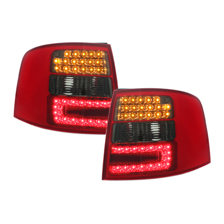 Feux LED Audi A6 Avant 4B 12.97-01.05  rouge / fumé