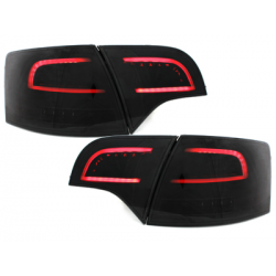 Feux LITEC LED Audi A4 Avant B7 04-08 rouge / fumé
