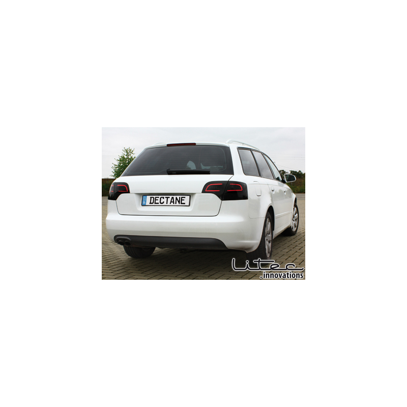 Feux LITEC LED Audi A4 Avant B7 04-08 rouge / fumé