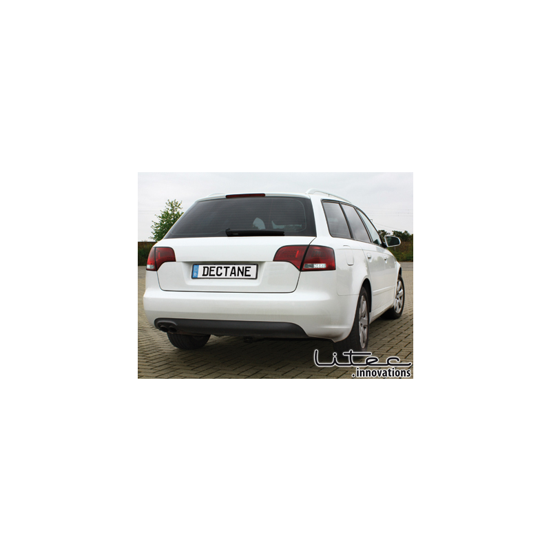 Feux LITEC LED Audi A4 Avant B7 04-08 rouge / chrome