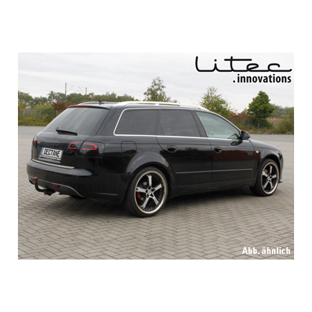 Feux LITEC LED Audi A4 Avant B7 04-08 rouge / chrome