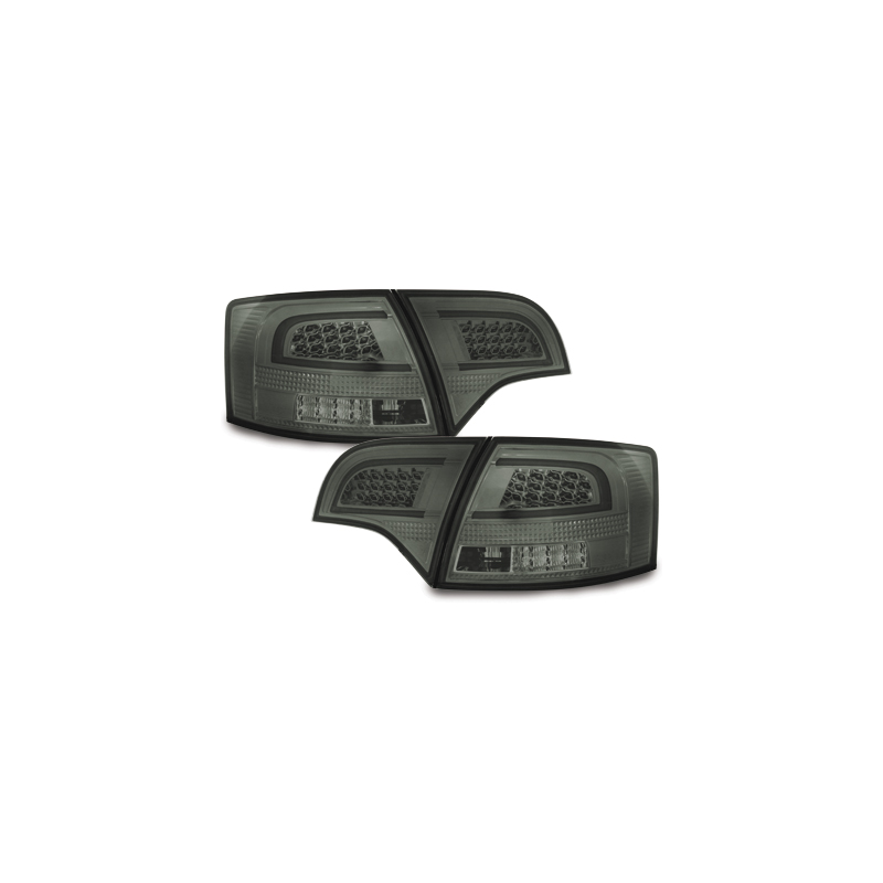 Feux arrière LITEC LED Audi A4 Avant B7 04-08 Fumé