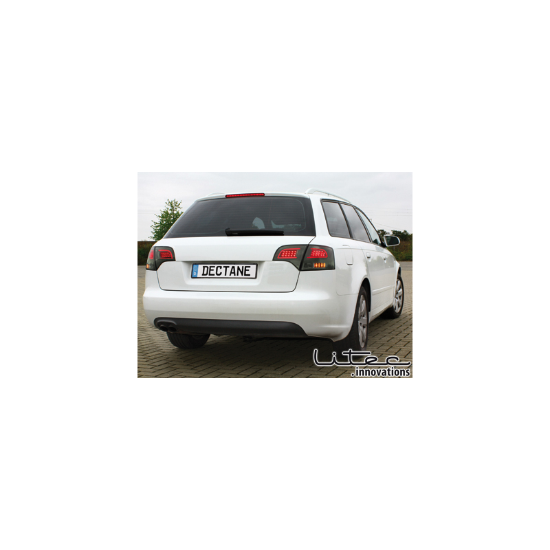 Feux arrière LITEC LED Audi A4 Avant B7 04-08 Fumé