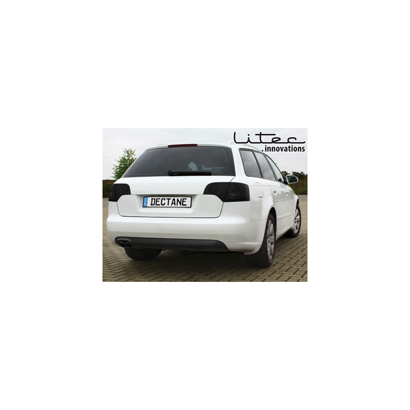 Feux arrière LITEC LED Audi A4 Avant B7 04-08-Noir/Fumé