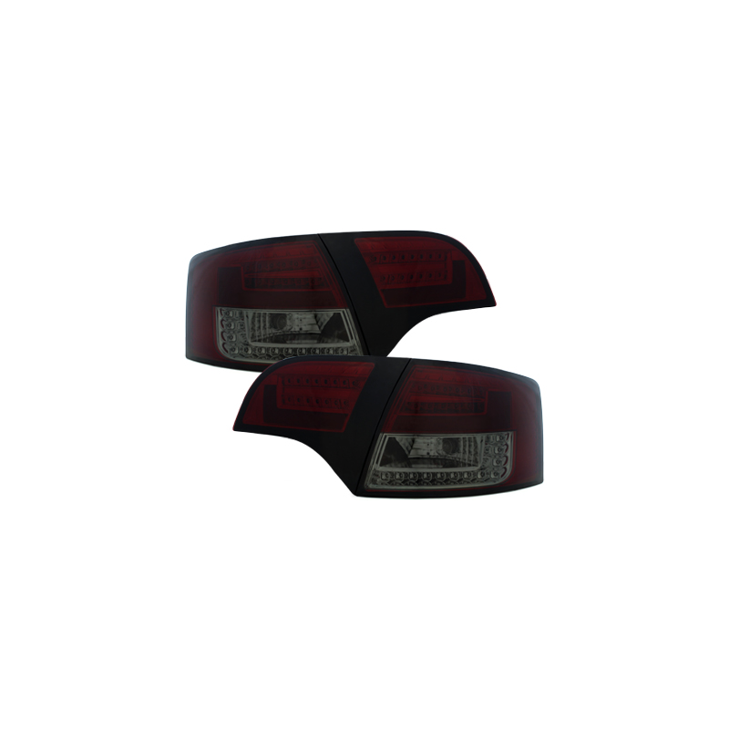 Feux arrière LITEC LED Audi A4 Avant B7 04-08-Rouge/Fumé - RA16LARS