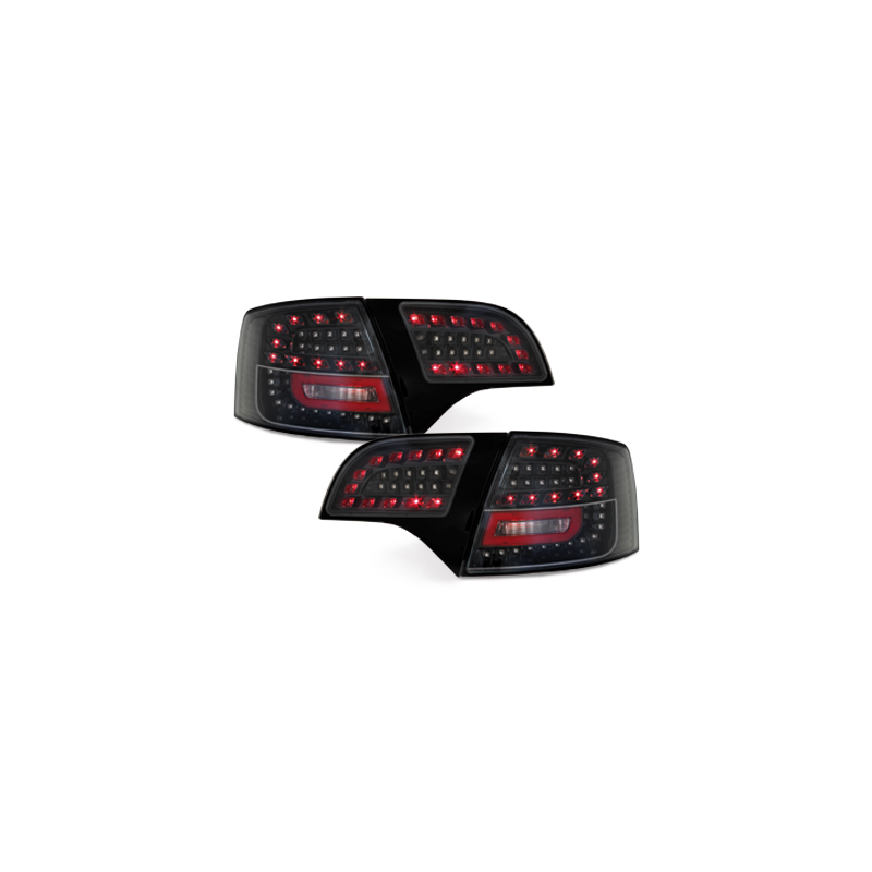 Feux LITEC LED Audi A4 Avant B7 04-08 noir