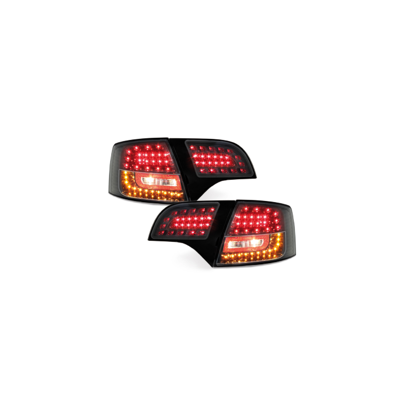 Feux LITEC LED Audi A4 Avant B7 04-08 noir