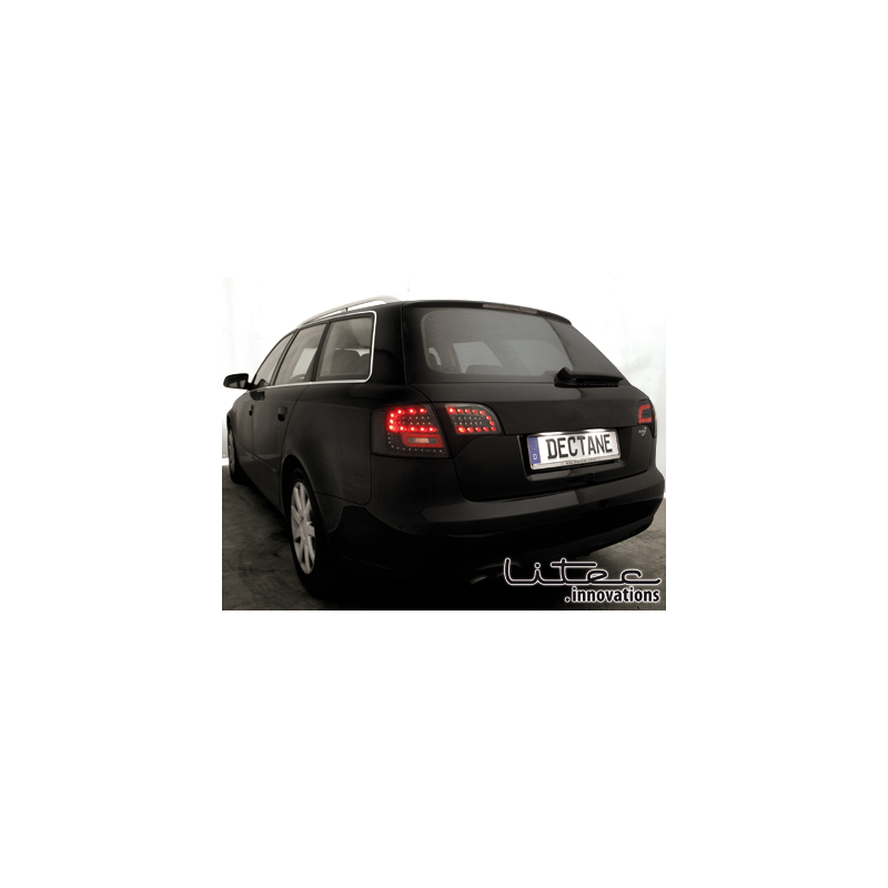 Feux LITEC LED Audi A4 Avant B7 04-08 noir