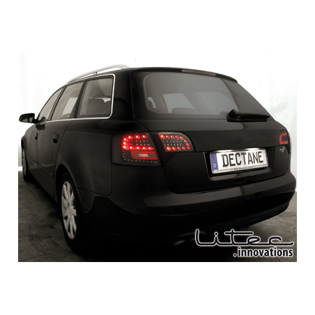 Feux LITEC LED Audi A4 Avant B7 04-08 noir