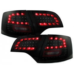 Feux LITEC LED Audi A4 Avant B7 04-08 rouge / fumé