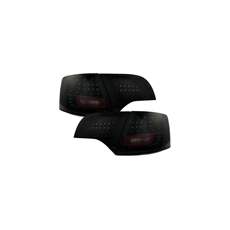 Feux LITEC LED Audi A4 Avant B7 04-08 rouge / fumé