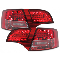 Feux LITEC LED Audi A4 Avant B7 04-08 rouge 