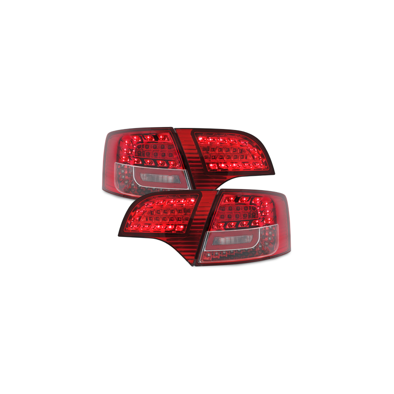 Feux LITEC LED Audi A4 Avant B7 04-08 rouge 